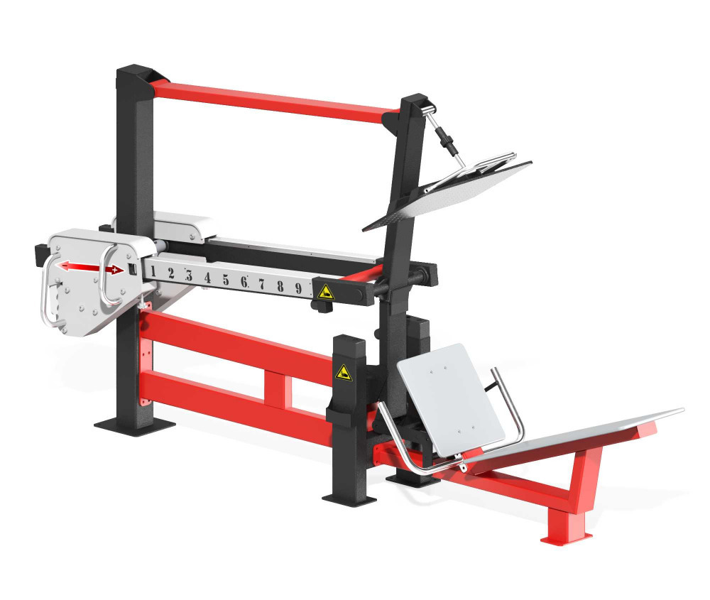 Уличный силовой тренажер для жима ногами
